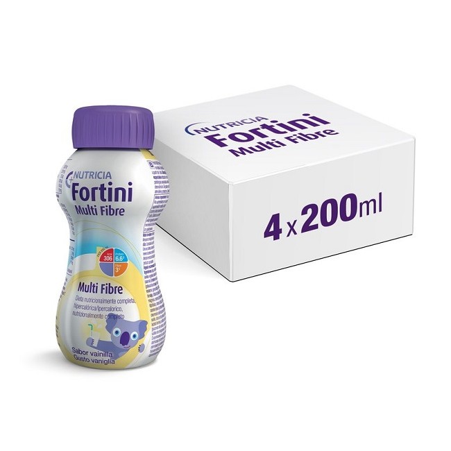 Danone Fortini Multi Fibre Gusto Vaniglia 200 Ml