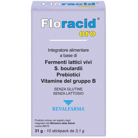 Revalfarma Floracid Orosolubile 10 Stickpack Revalfarma Floracid Orosolubile 10 Stickpack