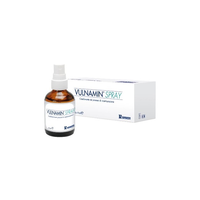 Professional Dietetics Vulnamin Spray 30ml Flacone In Vetro Con Erogatore A Tasto