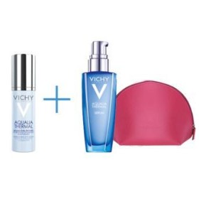 Vichy idea regalo di Mazzini con aqualia thermal balsamo occhi sguardo riposato 15ml e aqualia thermal siero intensivo idratazio