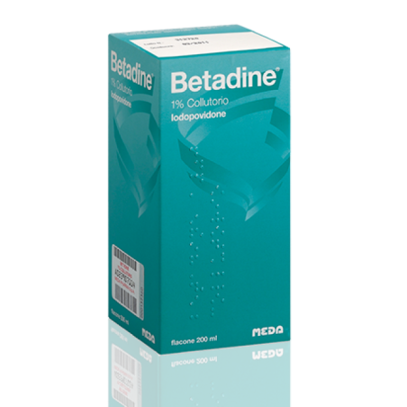 Betadine 1% Collutorio Disinfettante orale 200 ml Betadine 1% Collutorio Disinfettante orale 200 ml