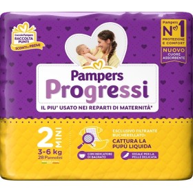 Fater Pampers Progressi Mini Pannolino 2 3-6kg 30 Pezzi