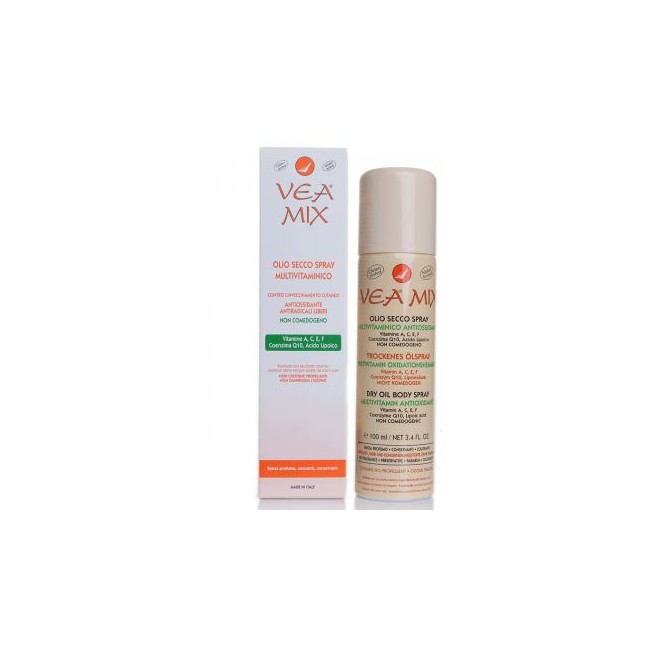 Hulka Vea Mix Olio Secco Spray Multivitaminico 100 Ml
