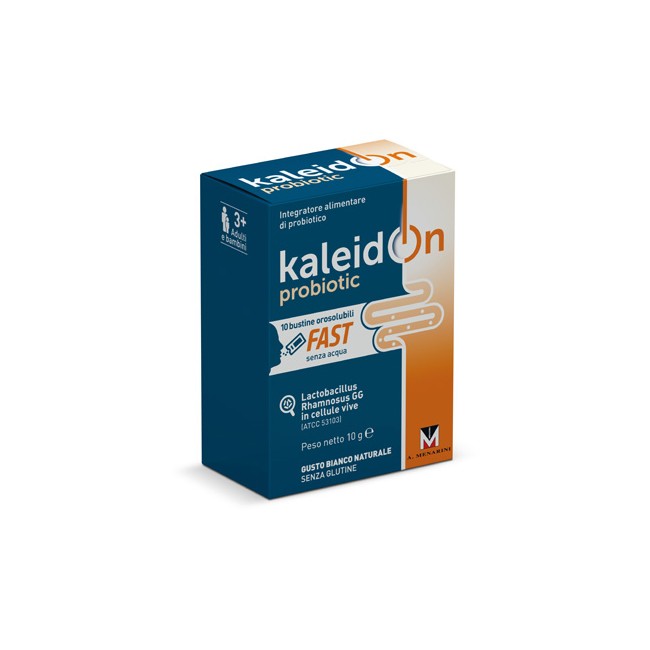 Menarini Kaleidon Probiotic Fast Bianco Naturale 10 Buste Orosolubili