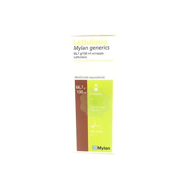 Mylan Lattulosio generics 66,7g/100ml Lassativo per stitichezza occasionale