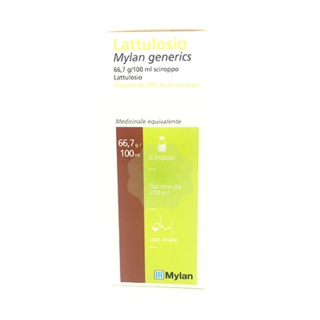 Mylan Lattulosio generics 66,7g/100ml Lassativo per stitichezza occasionale