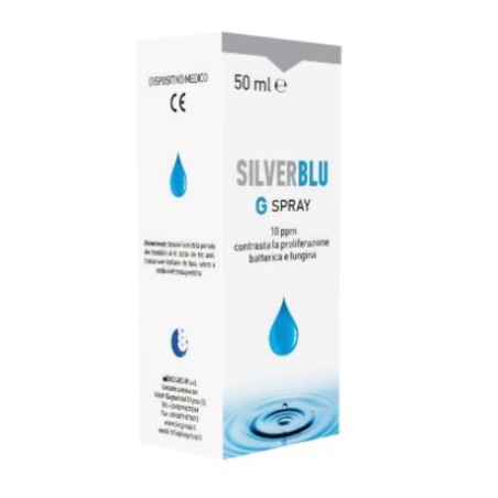 Biogroup Silver Blu G Spray Via Orale Contrasta La Proliferazione Batterica E Fungina 50 Ml Biogroup Silver Blu G Spray Via Orale Contrasta La Proliferazione Batterica E Fungina 50 Ml