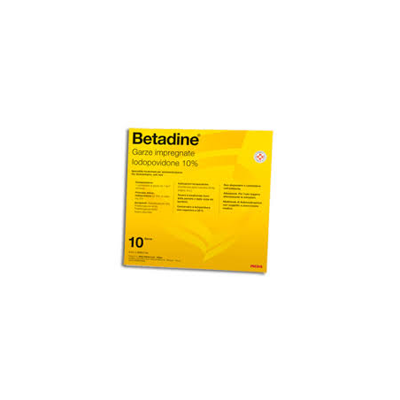 Betadine 10% Garze impregnate Betadine 10% Garze impregnate