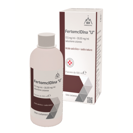 Theriaca Fertomcidina “u” 17,5 Mg/ml + 30,00 Mg/ml Soluzione Cutanea Acido Salicilico/sodio Ioduro Theriaca Fertomcidina “u” 17,5 Mg/ml + 30,00 Mg/ml Soluzione Cutanea Acido Salicilico/sodio Ioduro