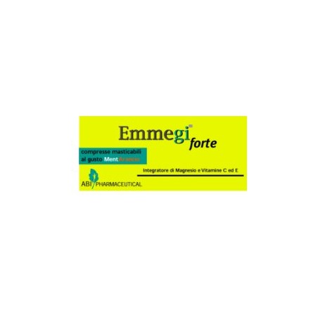 ABI Pharmaceutical Emmegi Forte 20 Compresse Masticabili ABI Pharmaceutical Emmegi Forte 20 Compresse Masticabili