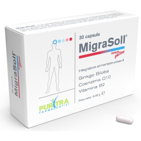 Purytra Farmaceutici Migrasoll 30 Capsule Purytra Farmaceutici Migrasoll 30 Capsule