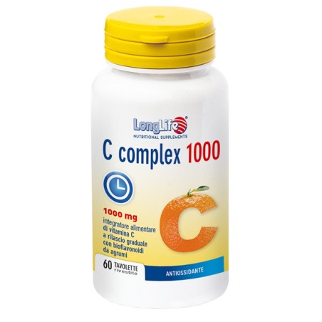 LongLife C Complex 1000 con Vitamina C 60 tavolette LongLife C Complex 1000 con Vitamina C 60 tavolette