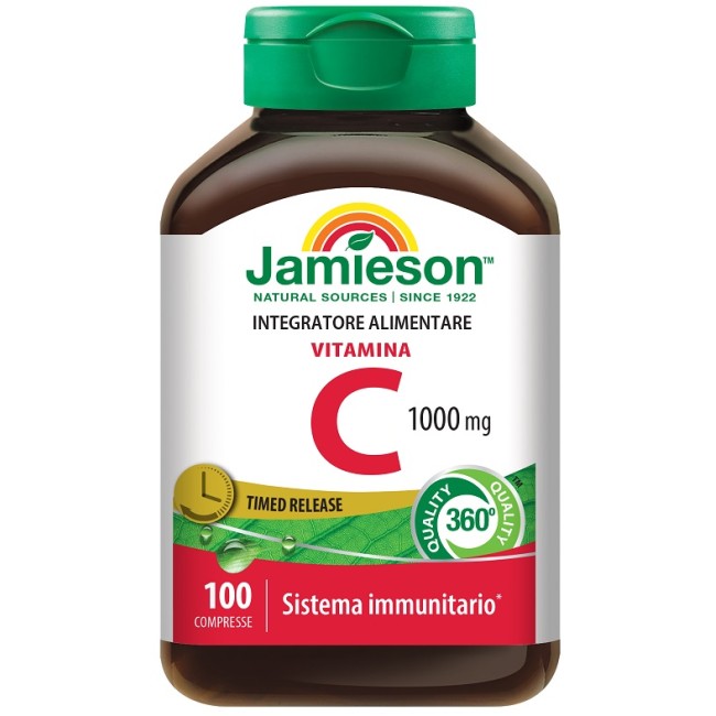 Biovita Jamieson Vitamina C 1000 Timed Release 100 Compresse Barattog