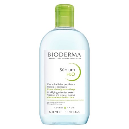 Bioderma Sebium H2o Acqua Micellare Detergente Purificante 500 Ml Bioderma Sebium H2o Acqua Micellare Detergente Purificante 500 Ml