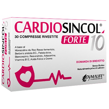Dymalife Pharmaceutical Cardiosincol 10 Forte 30 Compresse Rivestite Dymalife Pharmaceutical Cardiosincol 10 Forte 30 Compresse Rivestite