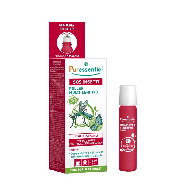 Puressentiel Sos Insetti Roller 11 Oli Essenziali 5 Ml Puressentiel Sos Insetti Roller 11 Oli Essenziali 5 Ml