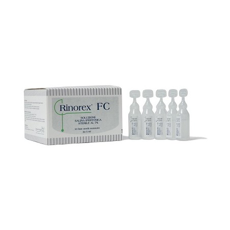 Stewart Rinorex Fc Soluzione Salina Ipertonica 7% 30 Fial Da 5 Ml Stewart Rinorex Fc Soluzione Salina Ipertonica 7% 30 Fial Da 5 Ml
