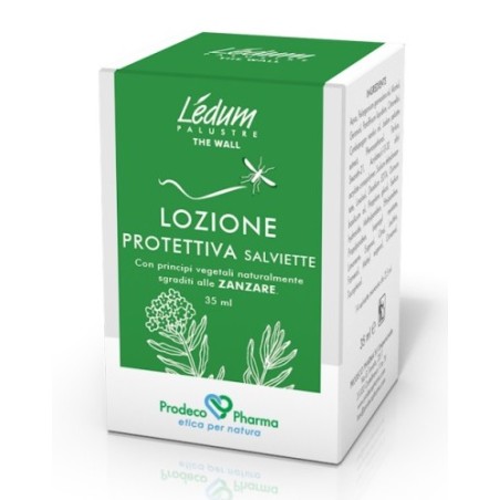 Prodeco Pharma Ledum The Wall Lozione Protettiva Salviette Prodeco Pharma Ledum The Wall Lozione Protettiva Salviette