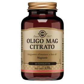 Solgar Oligo Mag Citrato 60 Tavolette
