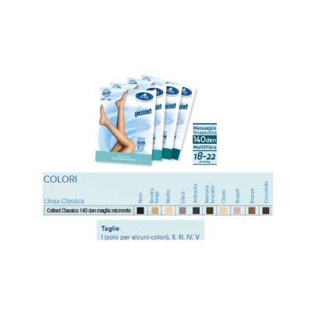 Sauber Collant 140 Denari Maglia Microrete Nero 1 Linea Classica