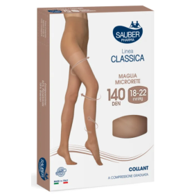 Sauber Linea Classica 140D Collant Nero TG. 4