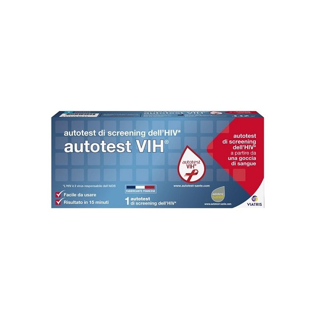 COOPER CONSUMER HEALTH IT Autotest Vih Screening Dell'hiv Contiene 1 Autotest + Soluzione + Bisturi + Cerotto + Garza + Salviett