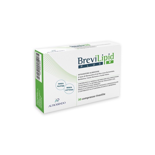 Aurobindo Pharma Brevilipid Plus 30 Compresse Rivestite