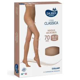 Sauber Linea Classica 70D Collant Nero TG. 2