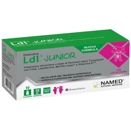 Named Disbioline Ld1 Junior 10 Flaconi Da 10 Ml Named Disbioline Ld1 Junior 10 Flaconi Da 10 Ml