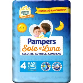 Fater Pampers Sole&luna Maxi 17 Pezzi