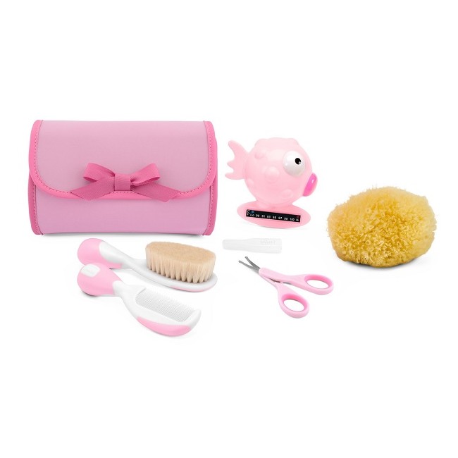 Chicco Il Mio Primo Beauty Kit Igiene rosa per neonati