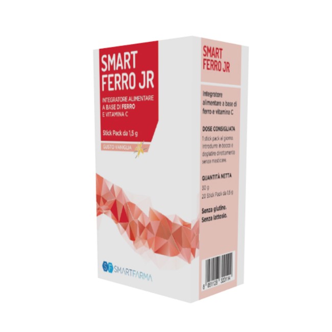 Smartfarma Smart Ferro Jr 20 Stick Pack Gusto Vaniglia