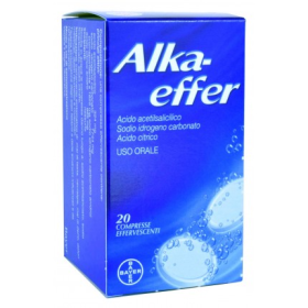 Alkaeffer Analgesico e antipiretico 20 compresse effervescenti