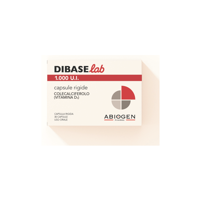 Abiogen Pharma Dibaselab Capsule Rigide Colecalciferolo Abiogen Pharma Dibaselab Capsule Rigide Colecalciferolo
