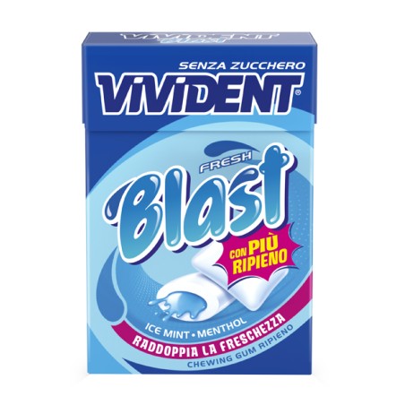Perfetti Van Melle Vivident Fresh Blast Blue