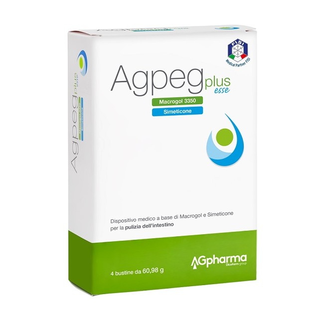 Agpharma Agpeg Plus Esse 4 Buste Orosolubili Da 60,98 G