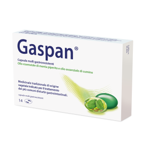 Schwabe Pharma Gaspan Capsule Molli Gastroresistenti Olio Essenziale Di Menta Piperita E Olio Essenziale Di Cumino