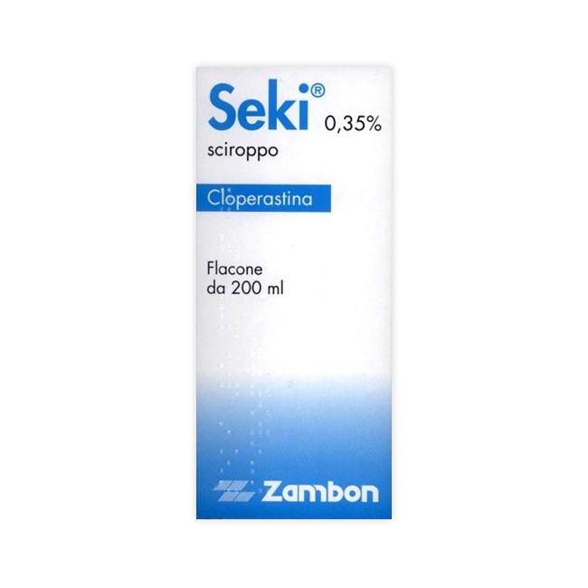 Seki 3,54 mg/ml sciroppo  3,54 mg/ml Sciroppo tosse secca Seki 3,54 mg/ml sciroppo  3,54 mg/ml Sciroppo tosse secca