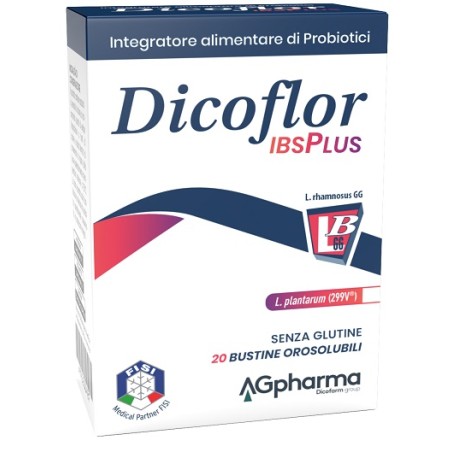 Agpharma Dicoflor Ibsplus 20 Bustine Orosolubili Agpharma Dicoflor Ibsplus 20 Bustine Orosolubili