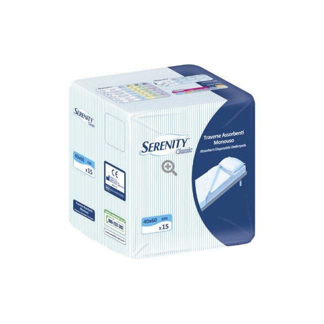 Traversa Serenity Classic Super 40x60 Cm 30 Pezzi Traversa Serenity Classic Super 40x60 Cm 30 Pezzi
