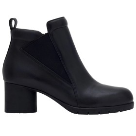 Scholl Calzatura Elodie Zip Leather W Black Tomaia Pelle Fodera Tomaia Tessuto Sottopiede Tessuto Suola Tpr Fitting F 37