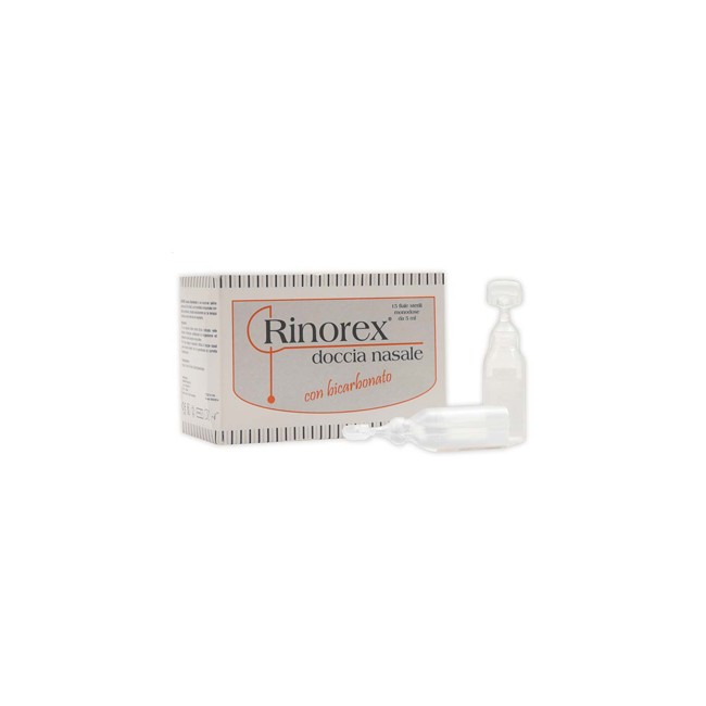 Stewart Fiala Per Doccia Nasale Rinorex Bicarbonato 5 Ml 15 Pezzi