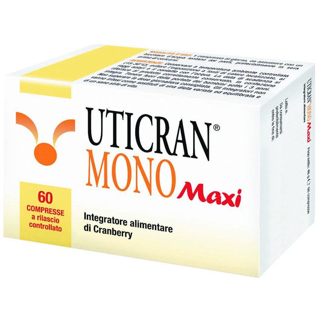 Natural Bradel Uticran Mono Maxi 60 Compresse 48 G Natural Bradel Uticran Mono Maxi 60 Compresse 48 G