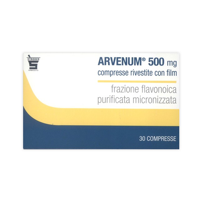 Arvenum 500 mg per insufficienza venosa ed emorroidi Arvenum 500 mg per insufficienza venosa ed emorroidi