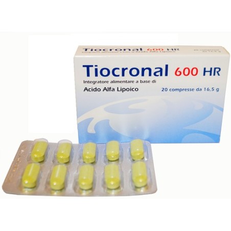B. L. V. Pharma Group Tiocronal 600 Hr 20 Compresse B. L. V. Pharma Group Tiocronal 600 Hr 20 Compresse