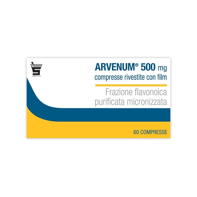 Arvenum 500 mg per insufficienza venosa ed emorroidi Arvenum 500 mg per insufficienza venosa ed emorroidi