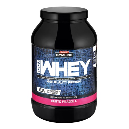 Enervit Gymline 100% Whey Concentrate Fragola 900 G Enervit Gymline 100% Whey Concentrate Fragola 900 G