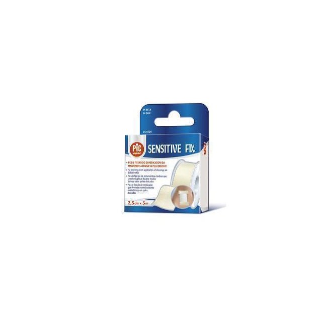Pic sensitive fix cerotto su rocchetto in seta 1, 25cm x 5m Pic sensitive fix cerotto su rocchetto in seta 1, 25cm x 5m