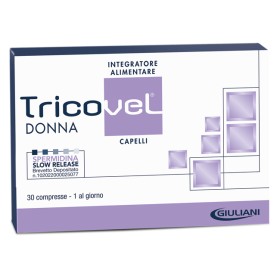Giuliani Tricovel Donna Integratore Alimentare Con Nutrienti Specifici Per Capelli 30 Compresse