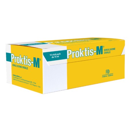 Farma-Derma Proktis-m Emulsione Orale 10 Stick Da 10 Ml Farma-Derma Proktis-m Emulsione Orale 10 Stick Da 10 Ml